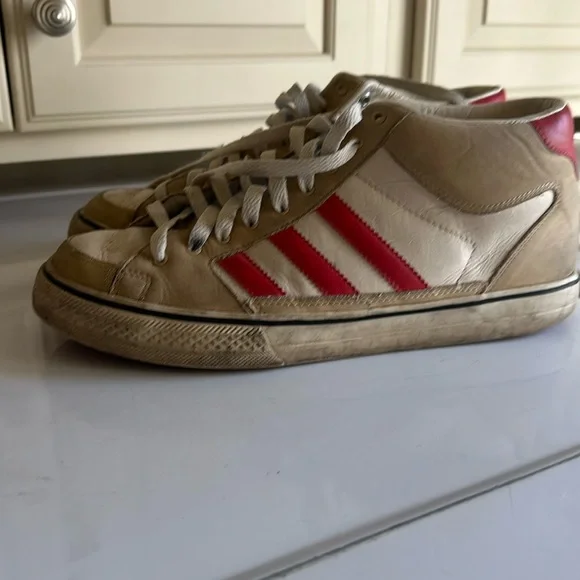 adidas gazelle silver green womens Vintage Adidas Lance Mountains Sneakers US 8